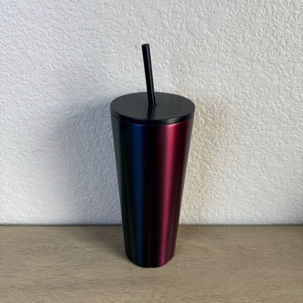 Starbucks Fall 2021 Scalloped Metallic‎ Stainless Steel Tumbler Limited edition